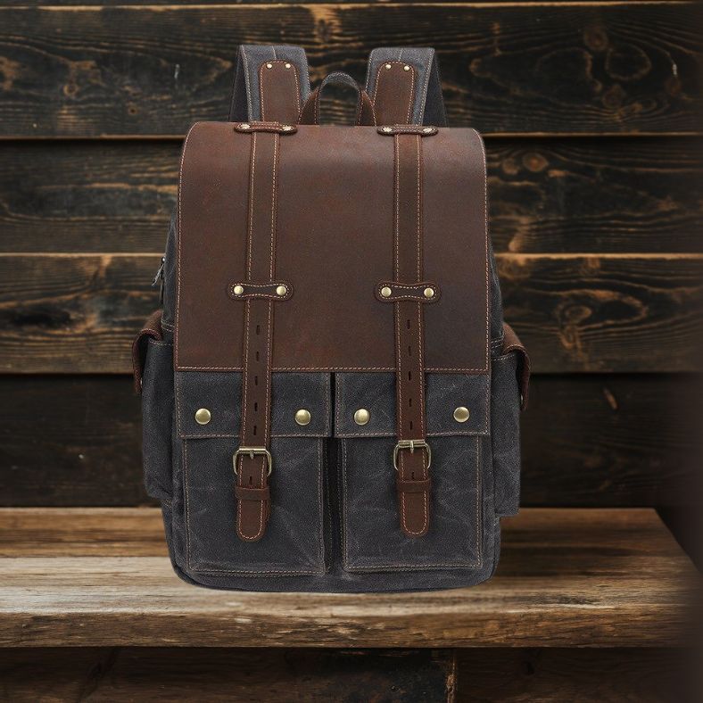 Nancy - Classic Voyager Suede Leather Backpack