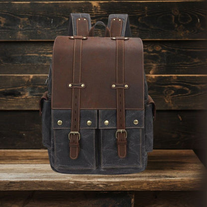 Nancy - Classic Voyager Suede Leather Backpack