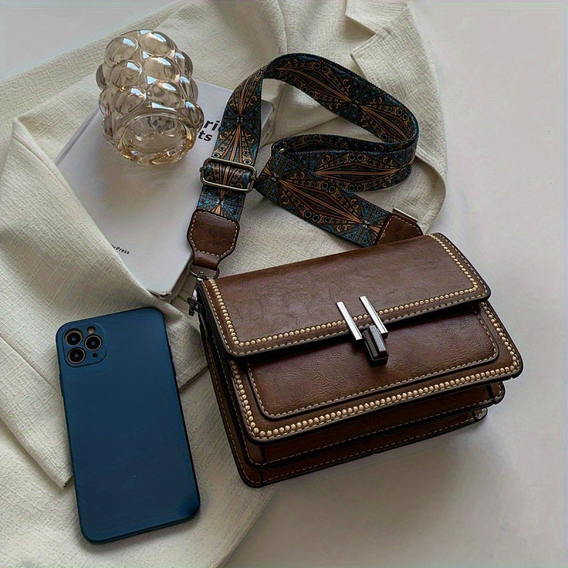 Layla - Elegant Retro Leather Crossbody Bag