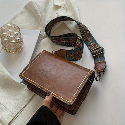 Layla - Elegant Retro Leather Crossbody Bag