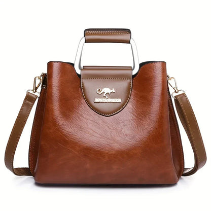 Isabella - Chic Leather Bucket Bag