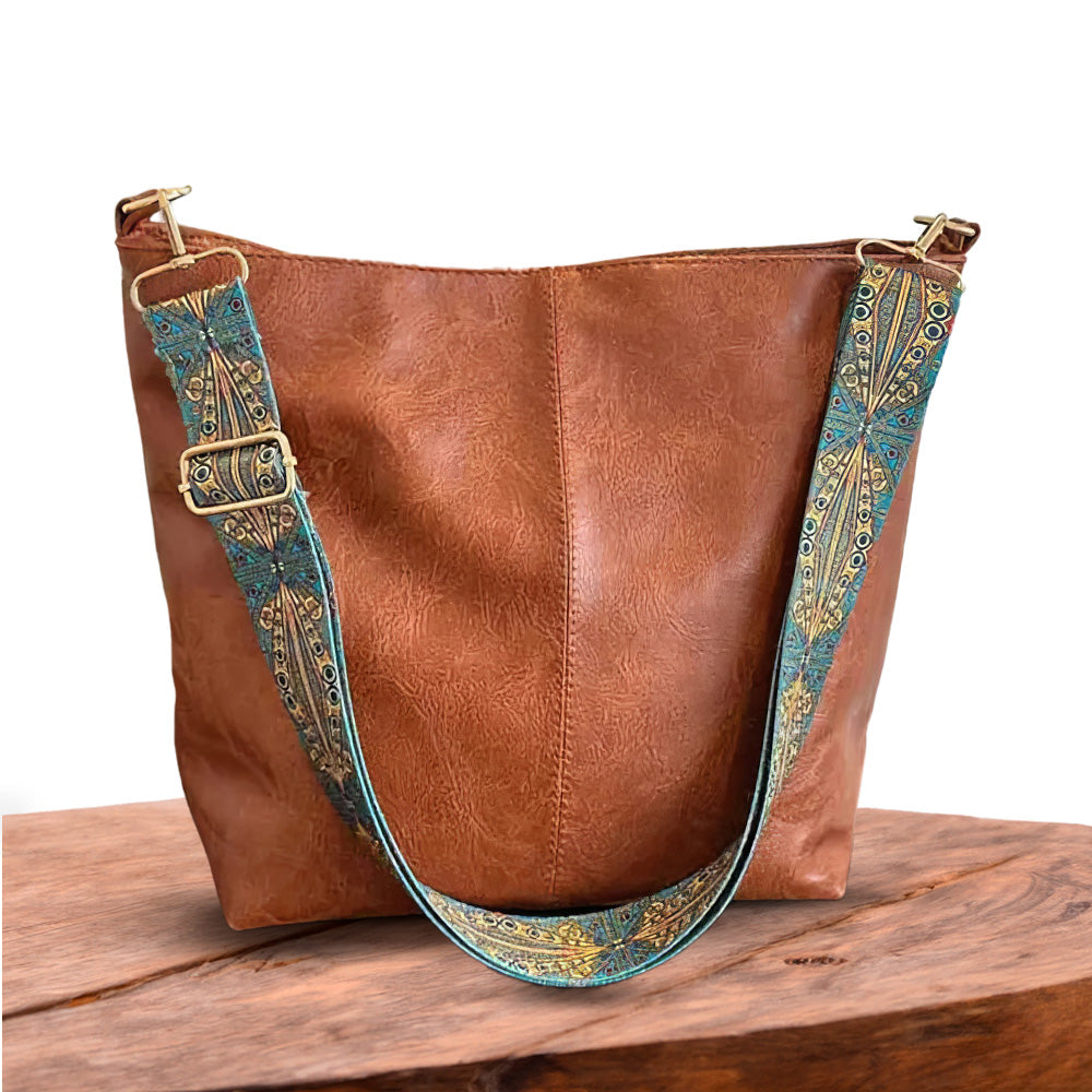 Linda - Vintage Charm Leather Shoulder Bag