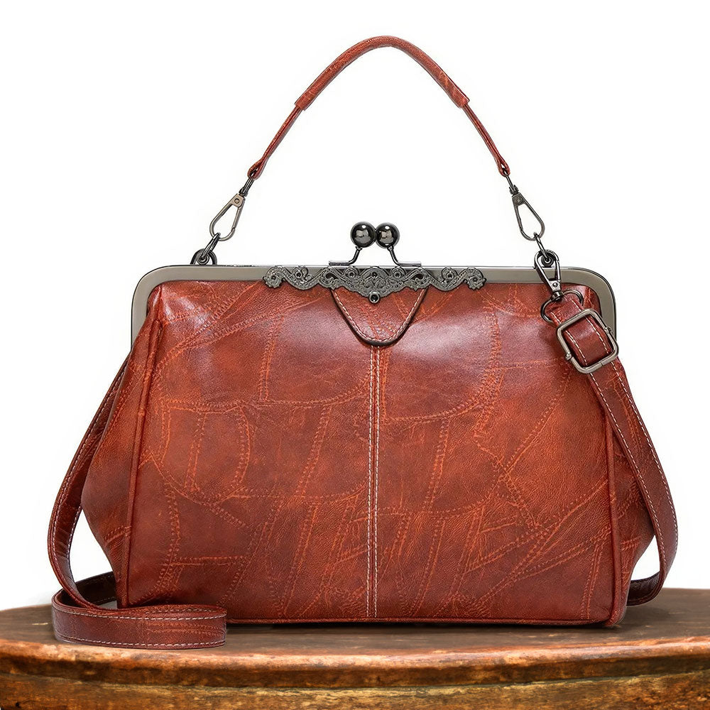 Evelyn - Vintage Classic Leather Bag