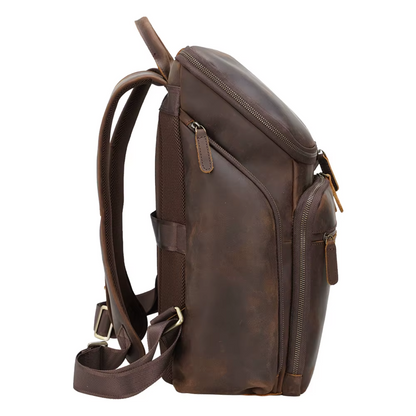 Susan - Classic Charm Leather Laptop Backpack