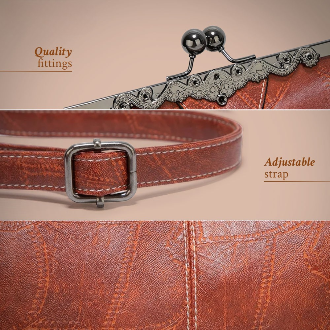 Evelyn - Vintage Classic Leather Bag