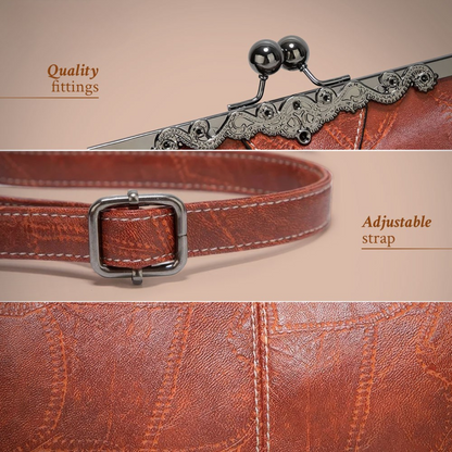Evelyn - Vintage Classic Leather Bag