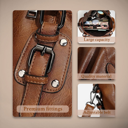 Louise - Graceful Allure Leather Shoulder Bag