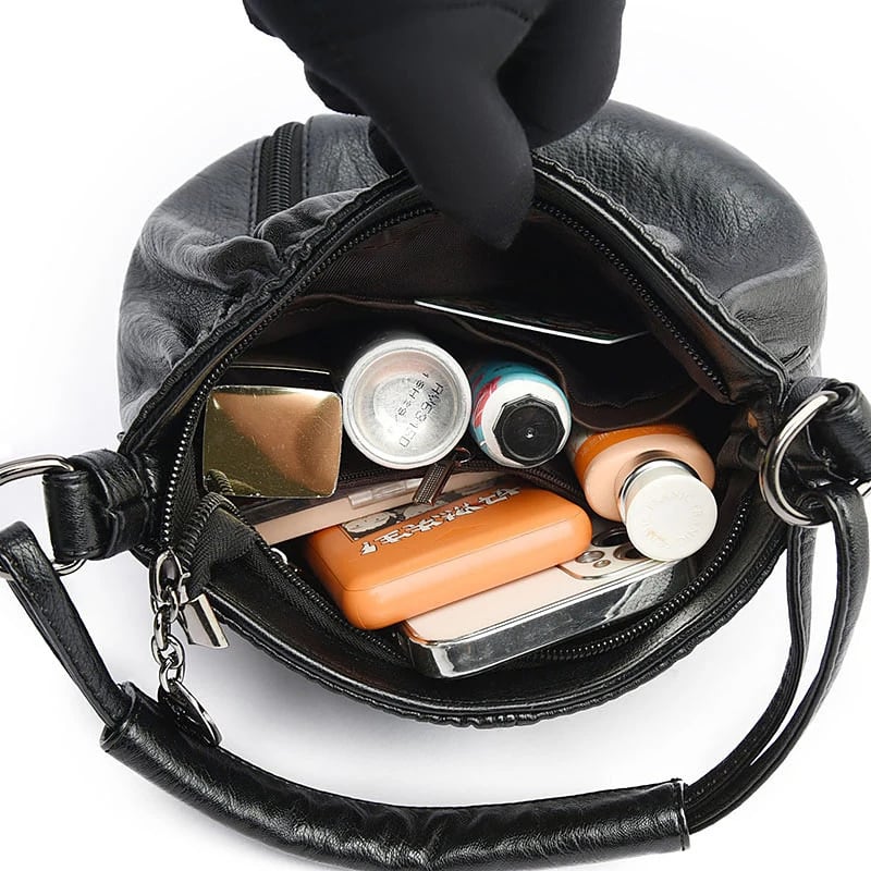 Louise - Vintage Charm Leather Shoulder Bag