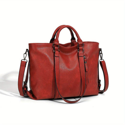 Doris - Classic Elegance Leather Tote Bag