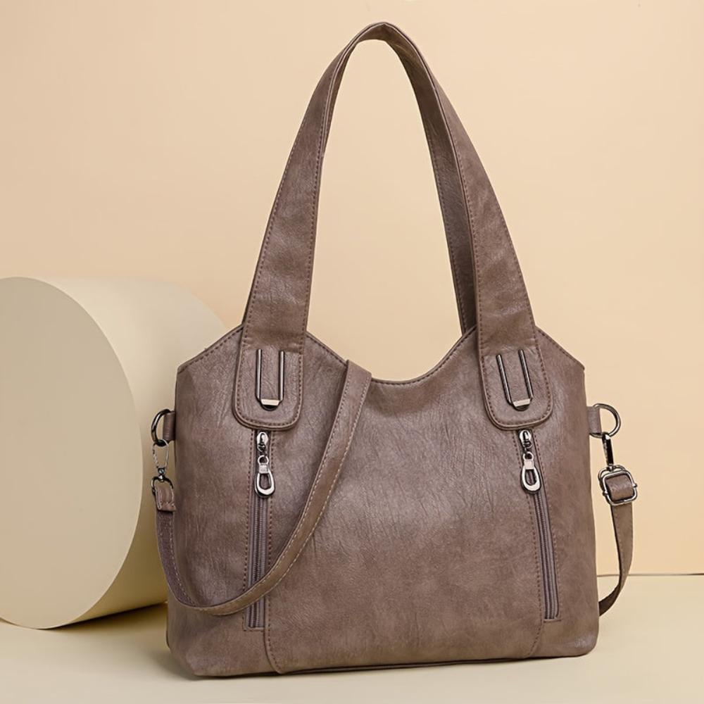 Annie - Luxe Statement Leather Shoulder Bag