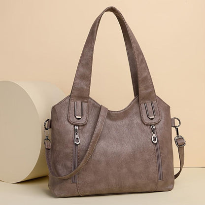 Annie - Luxe Statement Leather Shoulder Bag