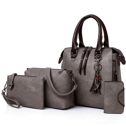 Avery - Essential 4-Piece Leather Bag Set