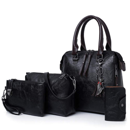 Avery - Essential 4-Piece Leather Bag Set