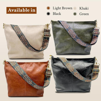Linda - Vintage Charm Leather Shoulder Bag