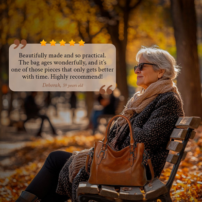 Louise - Graceful Allure Leather Shoulder Bag