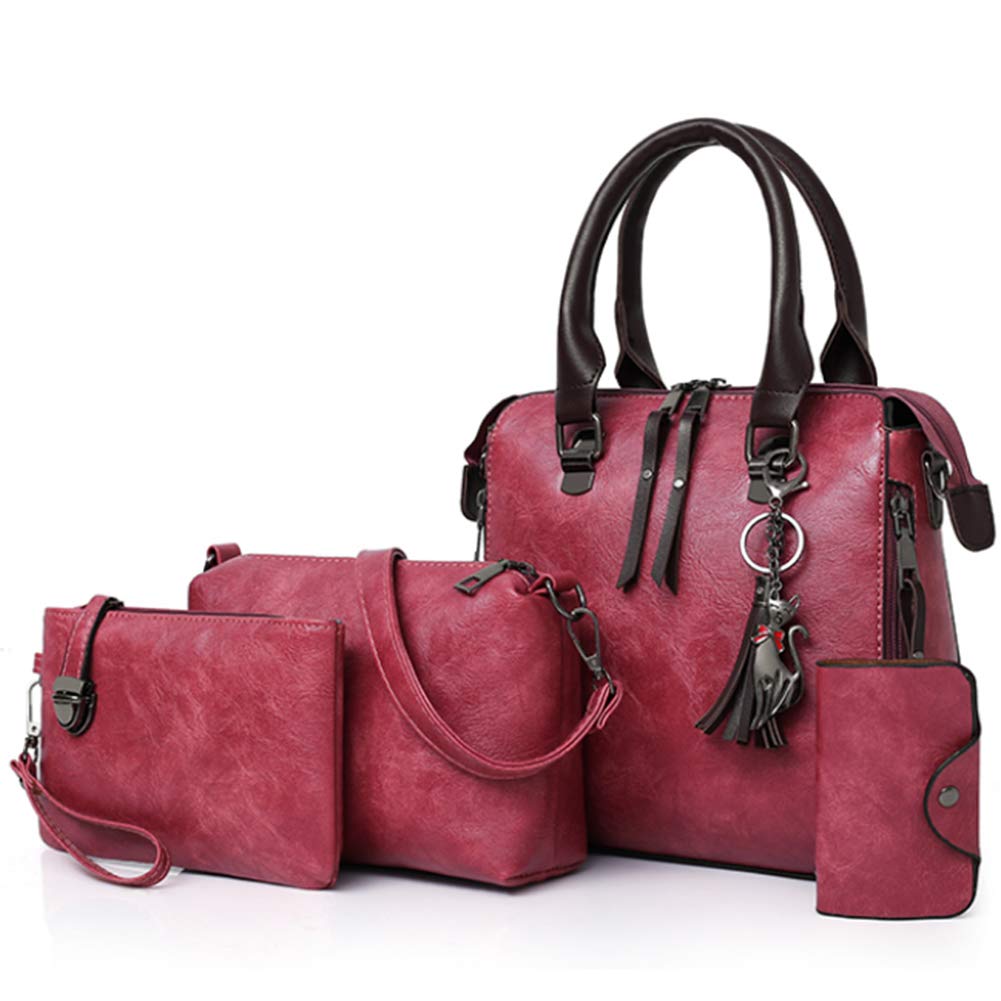Avery - Essential 4-Piece Leather Bag Set