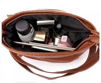 Diane - Vintage Charm Leather Crossbody Bag