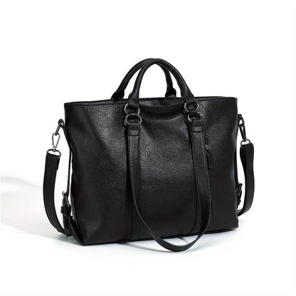 Doris - Classic Elegance Leather Tote Bag