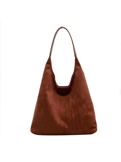 Bernice - Vintage Luxury Suede Leather Handbag