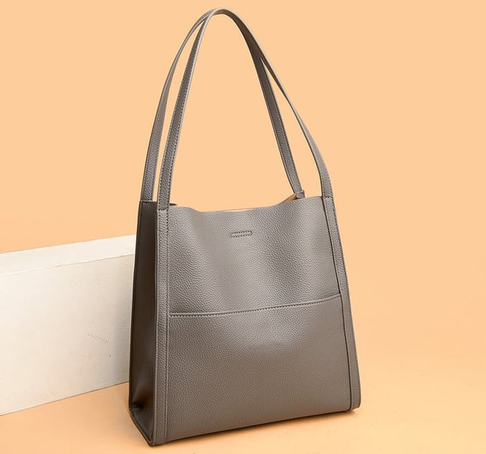 Frances - Luxurious Leather Tote Bag