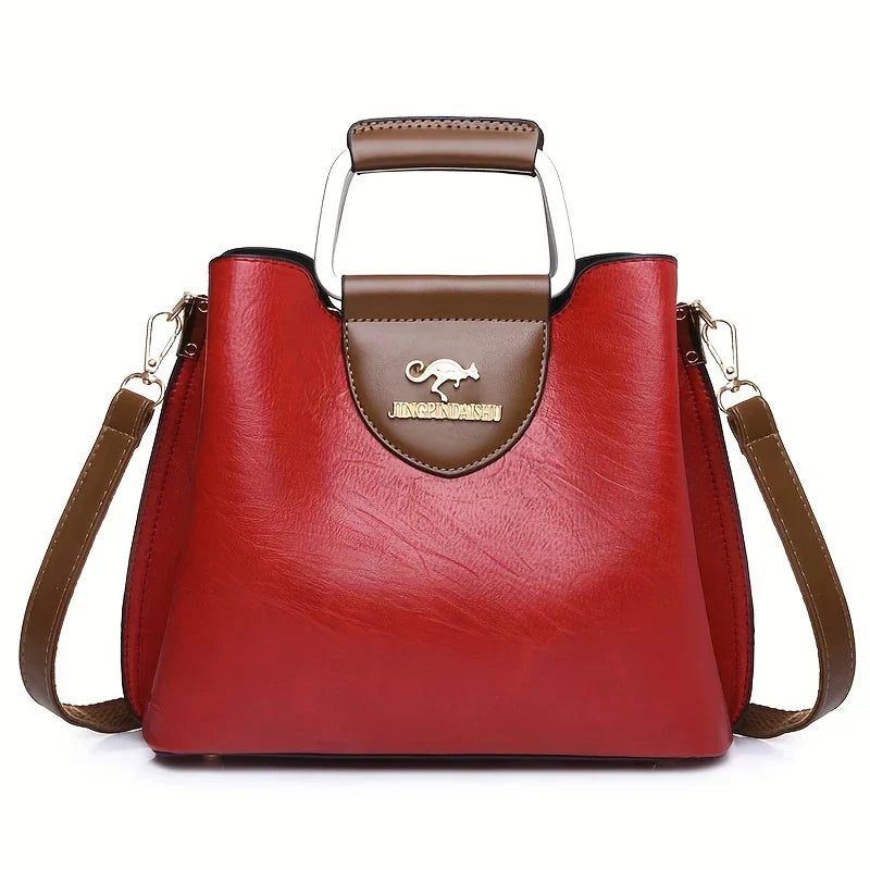 Isabella - Chic Leather Bucket Bag