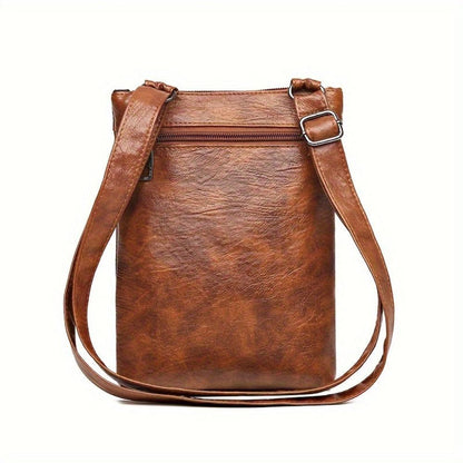 Martha - Classic Vintage Leather Crossbody Bag
