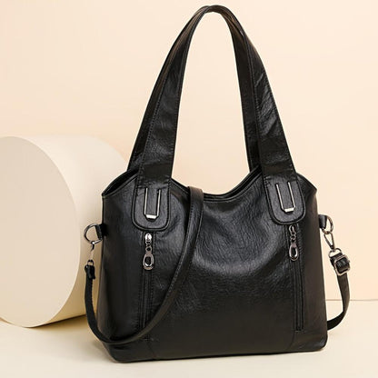 Annie - Luxe Statement Leather Shoulder Bag