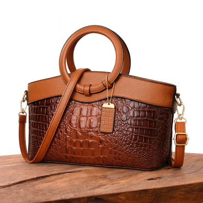 Frances - Classic Heritage Leather Shoulder Bag