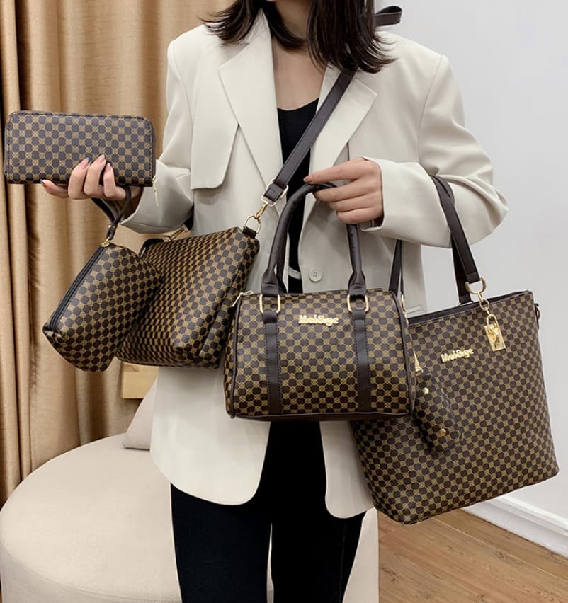 Harper - Prestige 6-Piece Leather Bag Set