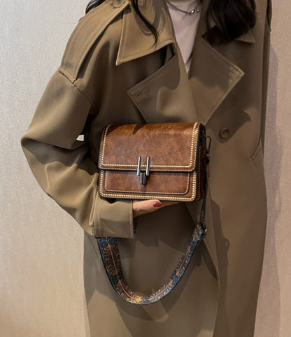 Layla - Elegant Retro Leather Crossbody Bag