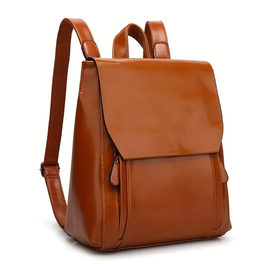 Mary - Stylish Fusion Leather Backpack