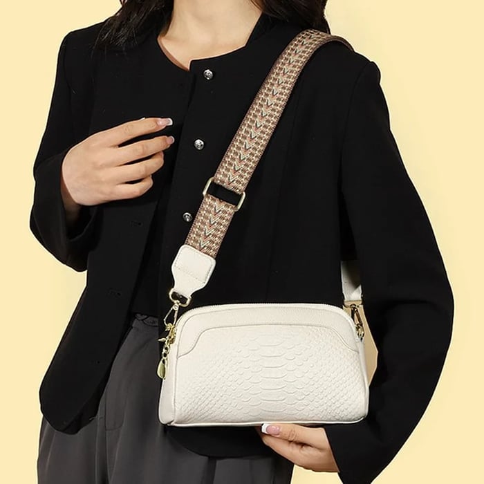 Clara - Prime Elegance Leather Crossbody Bag