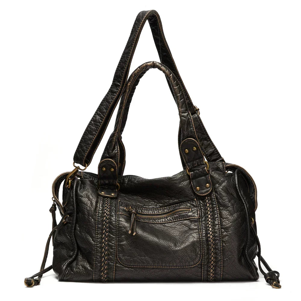 Claudia - Graceful Allure Leather Shoulder Bag