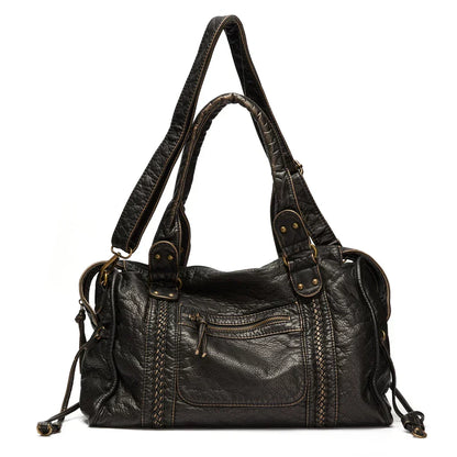 Claudia - Graceful Allure Leather Shoulder Bag