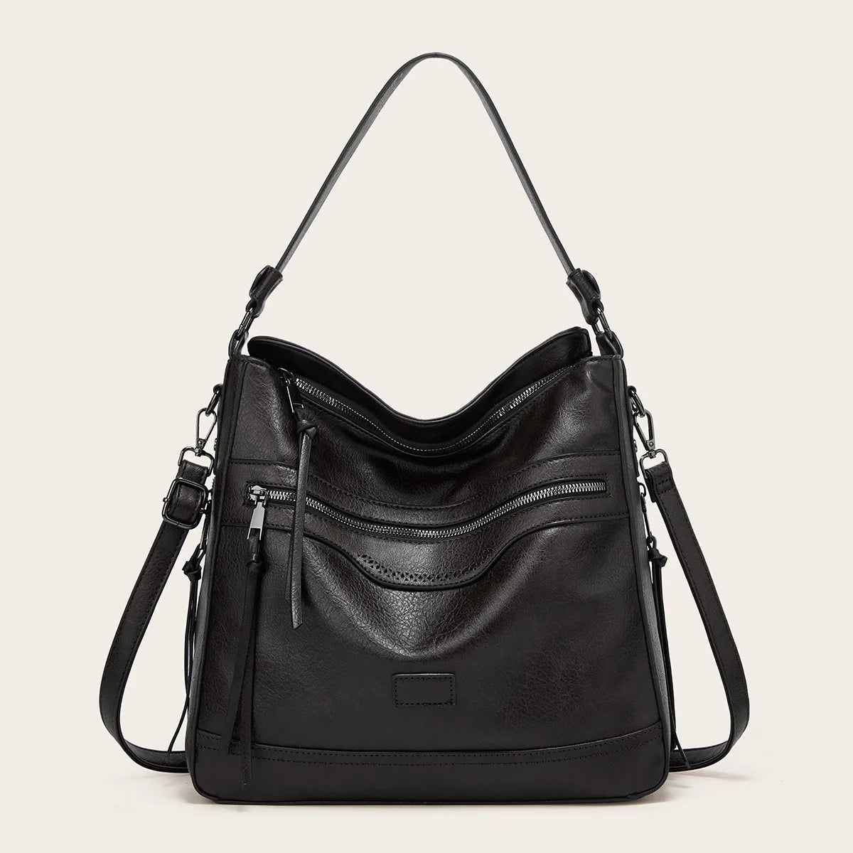 Janice - Vintage Charm Leather Shoulder Bag