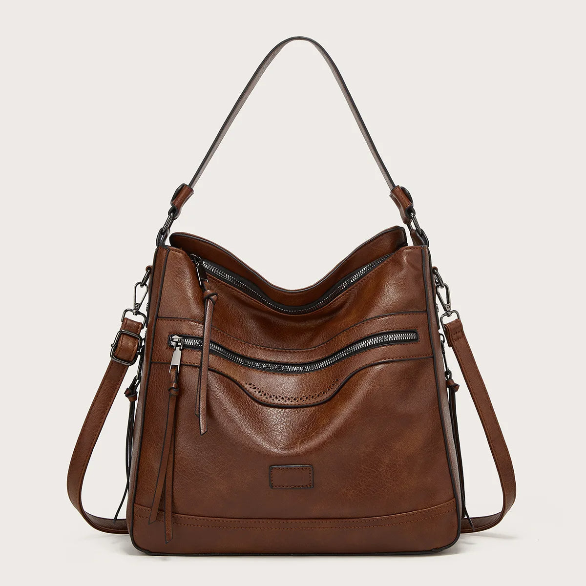Janice - Vintage Charm Leather Shoulder Bag