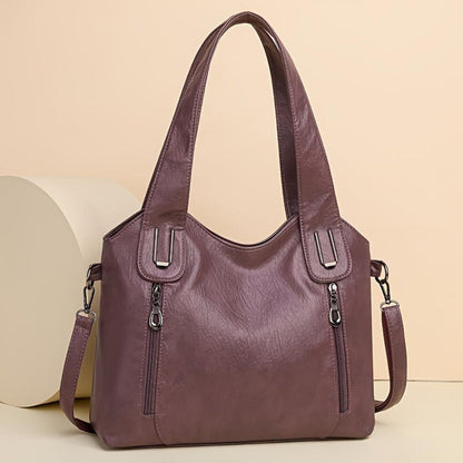 Annie - Luxe Statement Leather Shoulder Bag