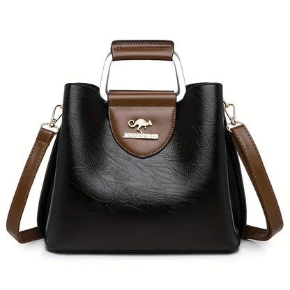 Isabella - Chic Leather Bucket Bag