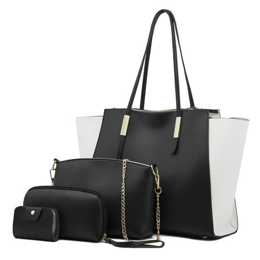 Isabella - Chic Leather 4-Piece Bag Set