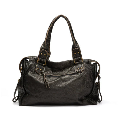 Claudia - Graceful Allure Leather Shoulder Bag