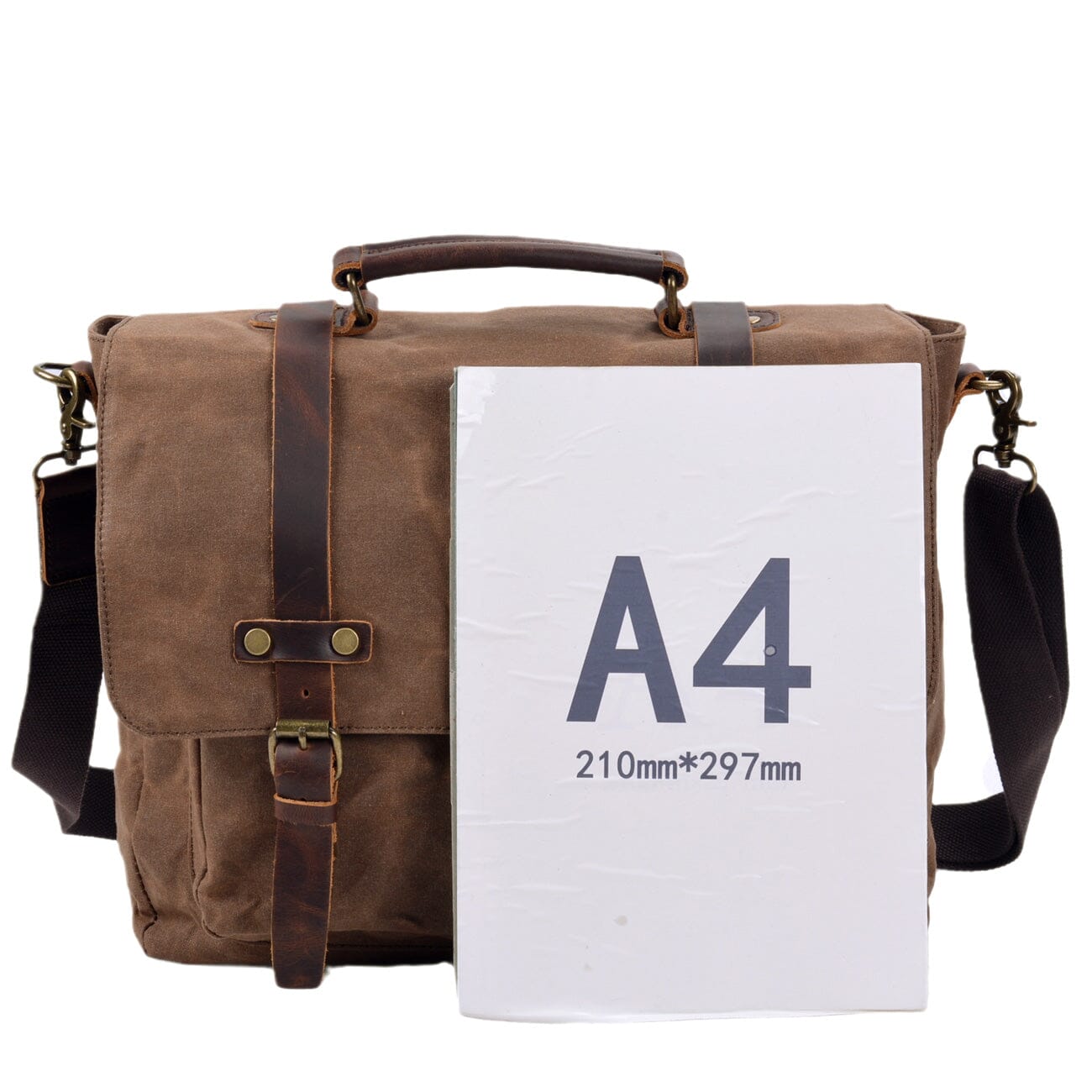 Ruth - Timeless Statement Leather Messenger Bag